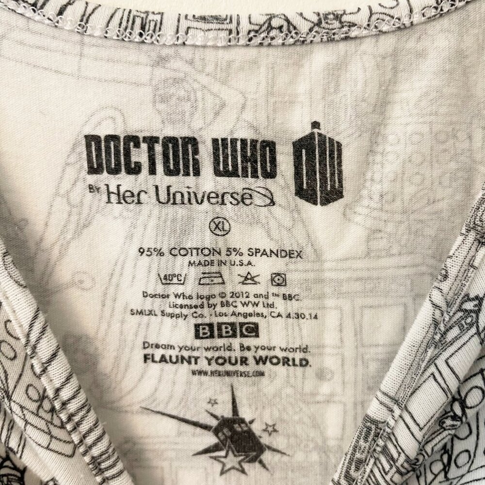 Doctor Who Her Universe Bad Guy Dress Size XL - Picture 2 of 6